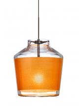 Besa Lighting X-PIC6GD-BR - Besa Pendant For Multiport Canopy Pica 6 Bronze Gold Sand 1x50W MAX GY6.35 Base