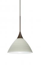 Besa Lighting XP-1743KR-BR - Besa Pendant Domi Bronze Chalk 1x50W MAX GY6.35 Base