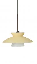 Besa Lighting XP-271897-BR - Besa Pendant Trilo 7 Bronze Champagne 1x50W MAX GY6.35 Base