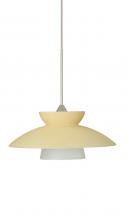 Besa Lighting XP-271897-SN - Besa Pendant Trilo 7 Satin Nickel Champagne 1x50W MAX GY6.35 Base