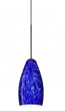 Besa Lighting XP-719886-BR - Besa Pendant Karli Bronze Blue Cloud 1x50W MAX GY6.35 Base