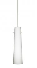 Besa Lighting RXP-567407-SN - Besa Camino Pendant Satin Nickel Opal Matte 1x50W Halogen