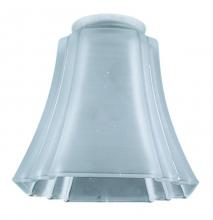 American De Rosa Lamparts G1540 - TALL FROSTED SQUARE GAS SHADE
