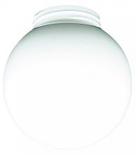 American De Rosa Lamparts P726 - 6IN WH ACRYLIC BALL-THRD FTR