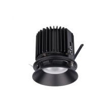 WAC US R4RD1L-FTWB-BK - Volta 4.5" Round Shallow Regressed Invisible Trim with LED Light Engine