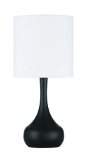 Craftmade 86226FB-T - Pallo 1 Light Table Lamp in Flat Black