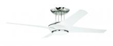 Craftmade CAM54WPLN4 - 54" Cam in White/Polished Nickel w/ White Blades