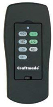 Craftmade ICS-REMOTE - ICS 3-Speed Wall Control w/ Clamshell, Up-light, Down-light and Reverse functions