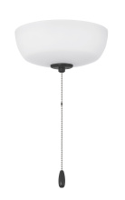 Craftmade LK2601-2LWF-FB - 2 Light Bowl Light Kit in Flat Black (White Frost Glass)