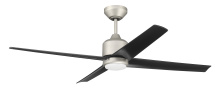 Craftmade QUL52PN4 - Quell 52" 4-Blade Indoor/Outdoor (Damp) Ceiling Fan, Painted Nickel finish