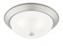 Designers Fountain 1257L-PW-W - Reedley 15.25" 3-Light Flush Mount