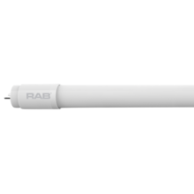 RAB Lighting T8-9.5-48G-835-SD-BYP/2 - Linear Tubes, 1600 lumens, T8, 9.5W, 4 feet, glass, 80CRI 3500K, single/double ended, ballast bypa