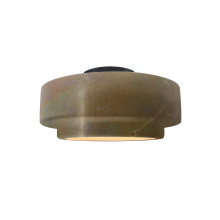 Justice Design Group CER-6360-SLTR-MBLK-LED1-700 - Small Tier LED Semi-Flush