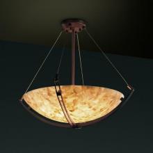 Justice Design Group ALR-9722-35-NCKL - 24" Pendant Bowl w/ Crossbar