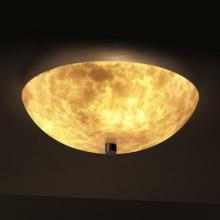 Justice Design Group CLD-9671-25-MBLK - 18" Semi-Flush Bowl w/ GU24-LED Lamping