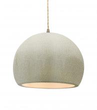 Justice Design Group CER-6535-CRK-ABRS-BEIG-TWST - Large Globe 1-Light Pendant