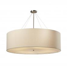 Justice Design Group FAB-9597-CREM-NCKL-LED8-5600 - Classic 48" LED Drum Pendant
