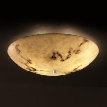 Justice Design Group FAL-9672-35-DBRZ - 24" Semi-Flush Bowl w/ GU24-LED Lamping