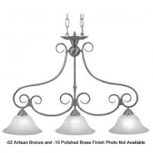 International 13722-10 - Three Light Brass Island Light