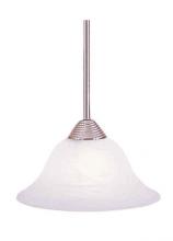 International 13723-53 - One Light Nickel Down Pendant
