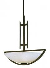 International 13805-02 - Three Light Bronze Up Pendant
