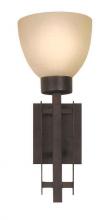 International 13820-02 - One Light Bronze Bathroom Sconce