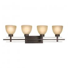 International 13826-02 - Four Light Bronze Vanity