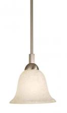 International 13873-53 - One Light Nickel Down Mini Pendant