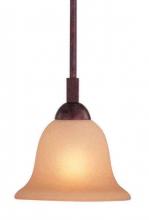 International 13873-71 - One Light Bronze Down Mini Pendant