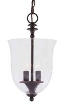 International 13997-72 - Two Light Bronze Foyer Hall Pendant