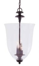 International 13999-72 - Four Light Bronze Foyer Hall Pendant