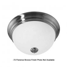 International 14035-72 - Two Light Bronze Bowl Flush Mount