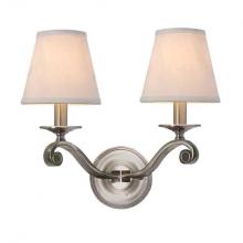 International 14076-53 - Two Light Nickel Wall Light