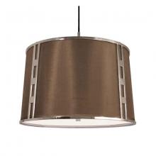 International 14120-15 - Four Light Chrome Drum Shade Pendant