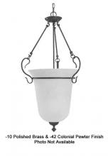 International 23001-42 - Six Light Pewter Foyer Hall Pendant