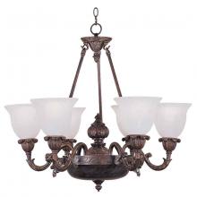 International 24521-02 - Six Light Bronze Up Chandelier