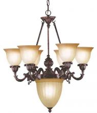 International 24531-02 - Eight Light Bronze Up Chandelier