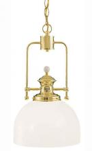 International 3561-10 - One Light Brass Down Pendant