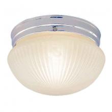 International 5367-53 - Two Light Nickel Mushroom Flush Mount