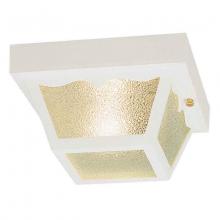 International 7101-30 - One Light White Outdoor Flush Mount