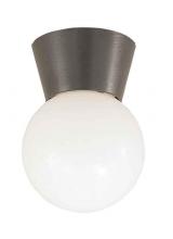 International E8157-36 - One Light Bronze Outdoor Flush Mount