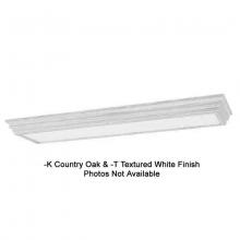 International N4405-K - Four Light Wood Fluorescent Light