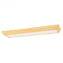 International N4405-N - Four Light Wood Fluorescent Light