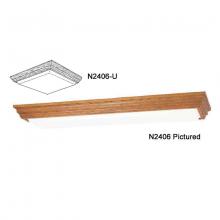 International N2406-KU - Two Light Wood Fluorescent Light