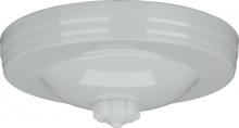 Satco Products Inc. 90/045 - Blank Up Kit; White Finish; 5" Diameter; 7/16" Center Hole; Includes Hardware