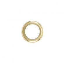Satco Products Inc. 90/2091 - Steel Check Ring; Curled Edge; 1/4 IP Slip; Brass Plated Finish; 1-1/2" Diameter