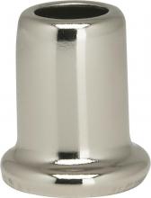 Satco Products Inc. 90/2214 - Flanged Steel Neck; 1" Height; 7/8" Bottom; Nickel Plated Finish