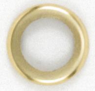 Satco Products Inc. 90/473 - Steel Check Ring; Curled Edge; 1/4 IP Slip; Brass Plated Finish; 1-1/4" Diameter