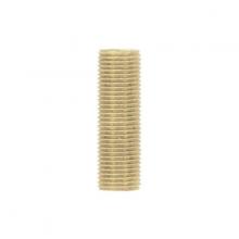 Satco Products Inc. 90/5005 - 1/8 IP Steel Nipple; Yellow Zinc Plated; 5/8" Length; 3/8" Wide