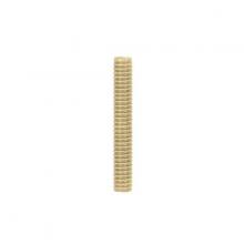 Satco Products Inc. 90/5088 - 1/8 IP Steel Nipple; Yellow Zinc Plated; 11" Length; 3/8" Wide